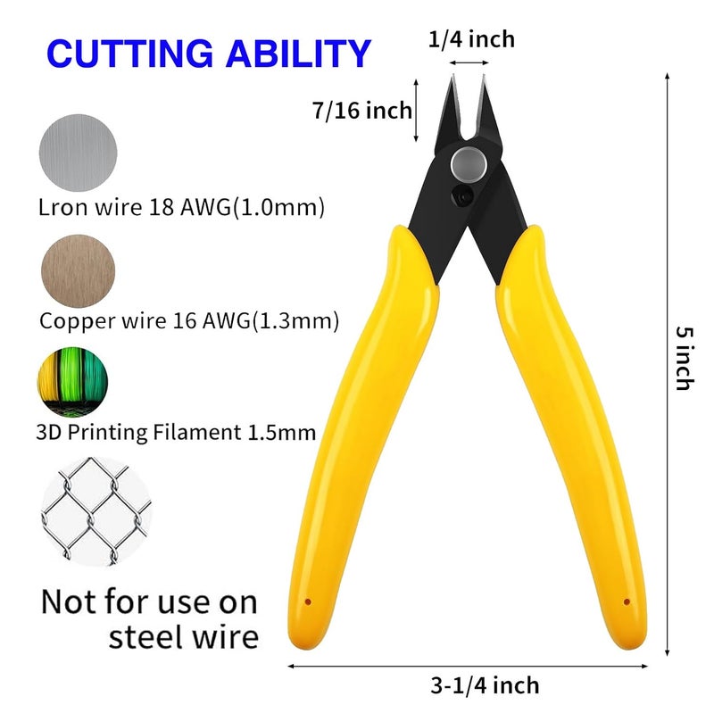 VASTOOLS Deburring Tools for 3D Printer,12pcs,10pc Multiuse Blades Removing Burr,Micro Wire Cutter for 3D Printer,Resin,Plastic Models - Image 5